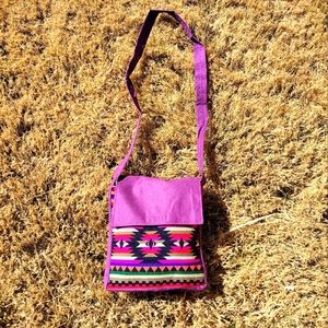 Purple Shoulder Bag long